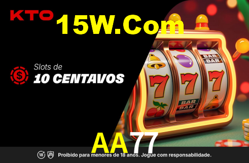 Mercados ao vivo e cash out na AA77